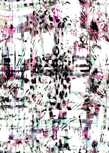 305901-抽象朦胧格纹动物纹组合