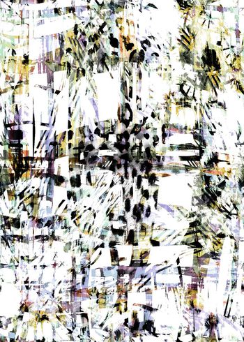 305902-抽象朦胧格纹动物纹组合