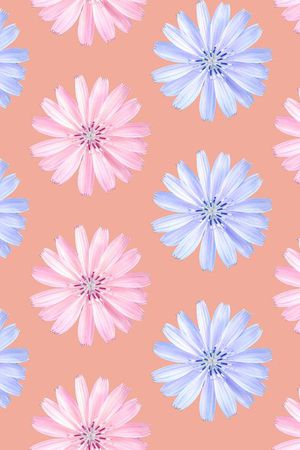 手绘水彩花卉印花华亿平台图片