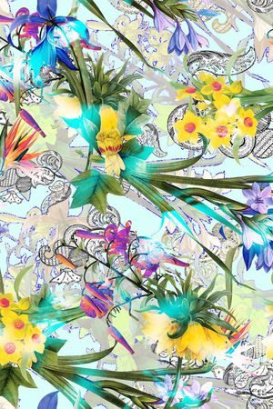 油画花卉印花华亿平台图片