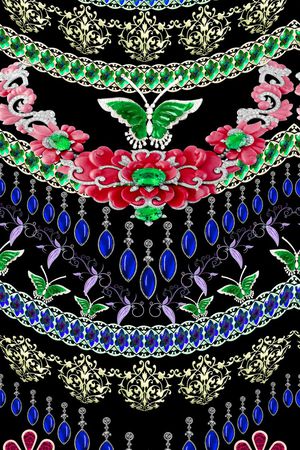 珠宝宝石印花华亿平台图片