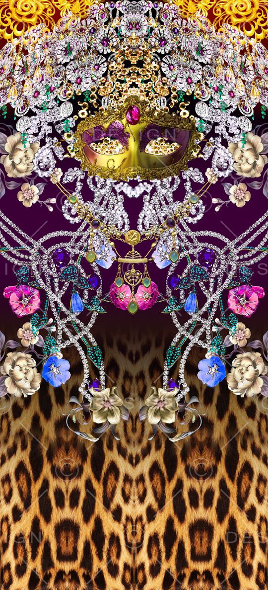 豹纹印花华亿平台图片