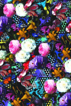 动物纹印花华亿平台图片