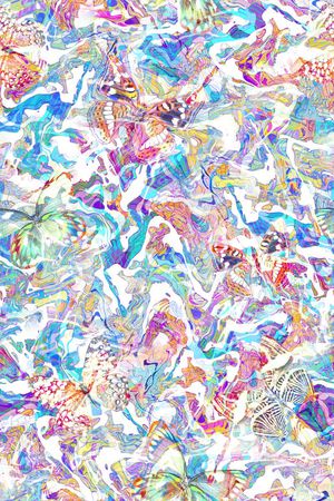 抽象印花华亿平台图片