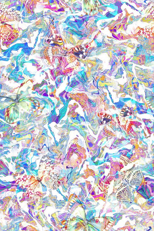 抽象印花华亿平台图片