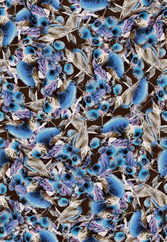 抽象森林印花华亿平台图片