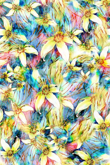 306475-多彩花卉花朵组合