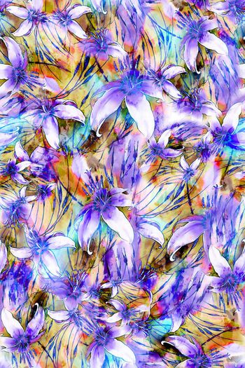 306477-多彩花卉花朵组合