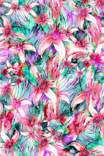 306478-多彩花卉花朵组合