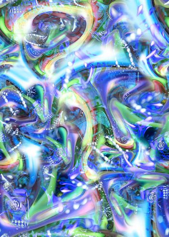 306481-抽象光感宝石珠宝组合