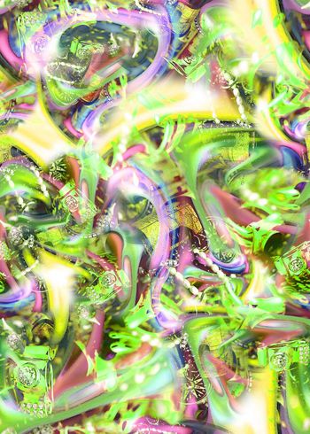 306482-抽象光感宝石珠宝组合