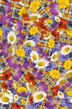 几何方格印花华亿平台图片