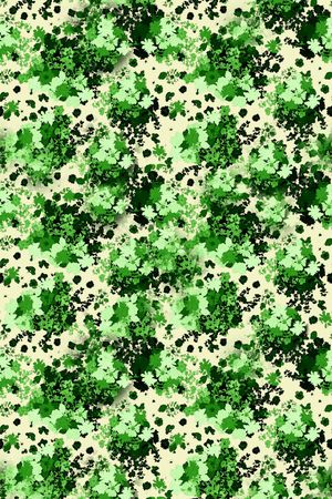 水彩花卉印花华亿平台图片