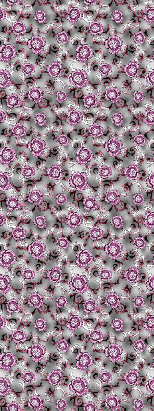 复古花卉印花华亿平台图片