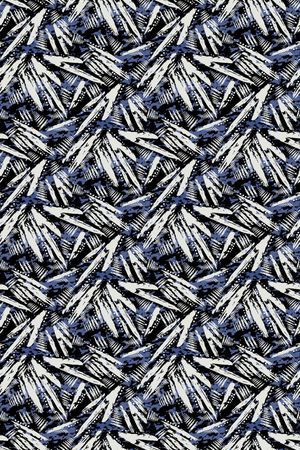 几何线条印花华亿平台图片