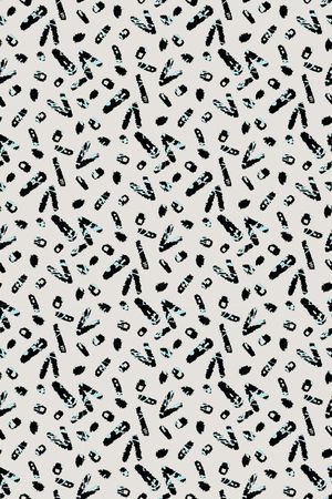 几何抽象图像印花华亿平台图片