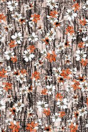 手绘水彩花卉印花华亿平台图片