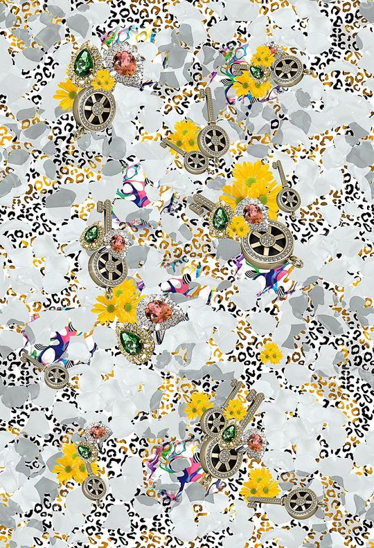 碎花印花华亿平台图片