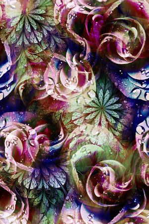 潘神花卉类印花华亿平台图片