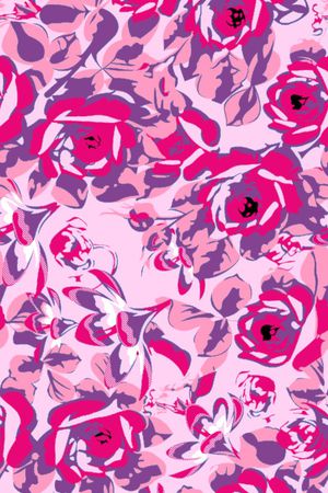 几何色块印花华亿平台图片