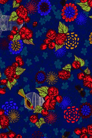 几何印花华亿平台图片