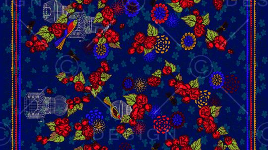 几何印花华亿平台图片