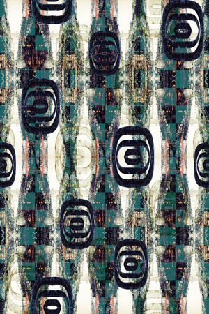 几何图形印花华亿平台图片