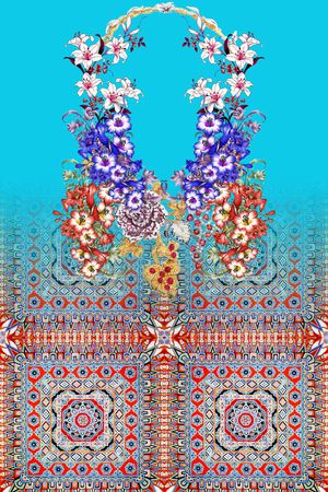 民族风印花华亿平台图片