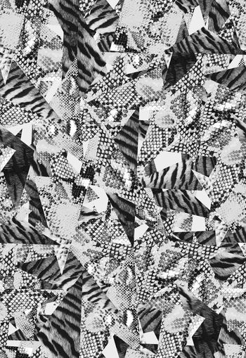 307054-蛇纹虎纹混合动物几何组合印花华亿平台