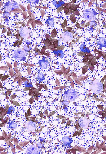 307079-花卉玫瑰碎点组合乱花华亿平台