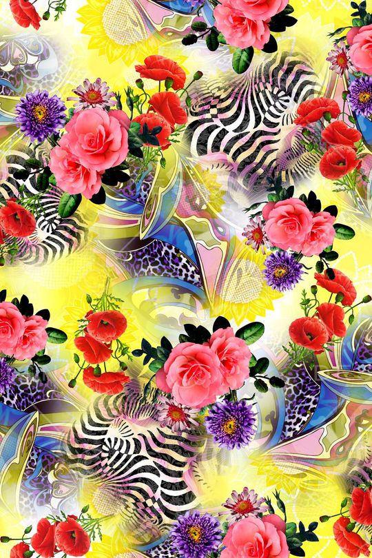 油画花卉印花华亿平台图片