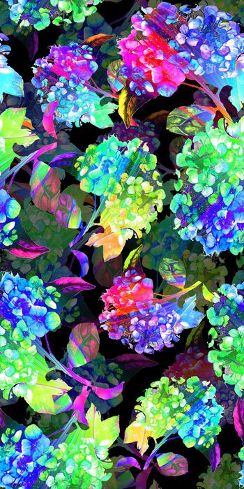 307315-抽象暗夜迷炫花卉