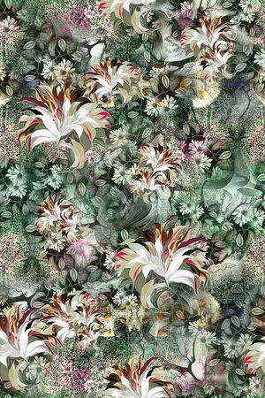 油画花卉印花华亿平台图片