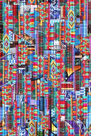 民族风印花华亿平台图片