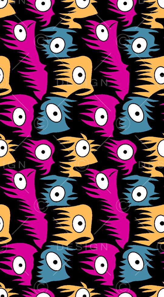 几何色块印花华亿平台图片