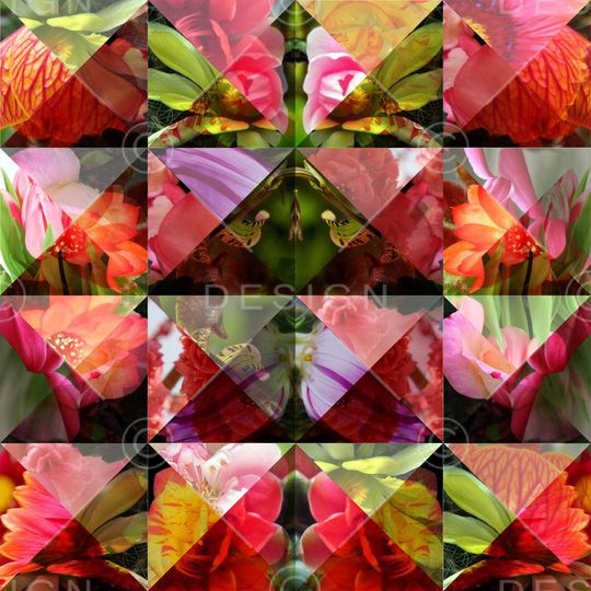 几何菱格印花华亿平台图片