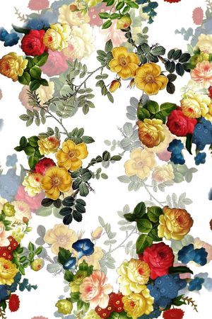 油画花卉印花华亿平台图片