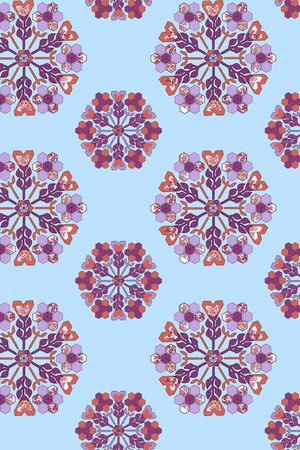 水彩花卉印花华亿平台图片