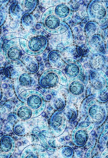 307668-WT311复古怀旧斑驳几何图案印花