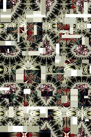 马赛克印花华亿平台图片