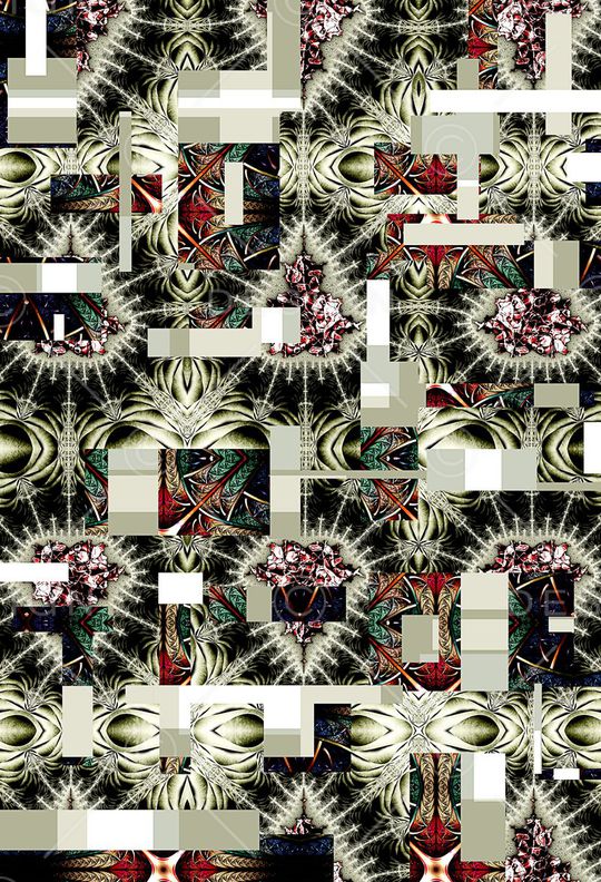 马赛克印花华亿平台图片