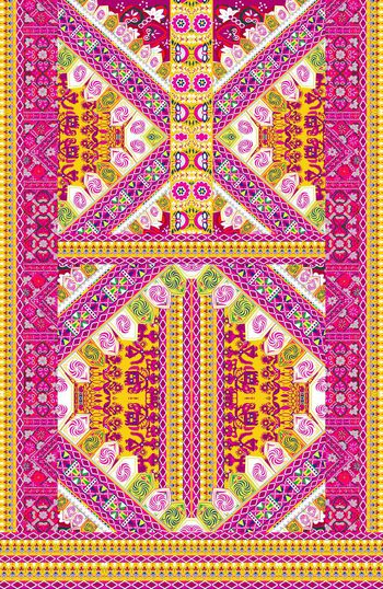 308304-WT316中国民族风几何对称定位印