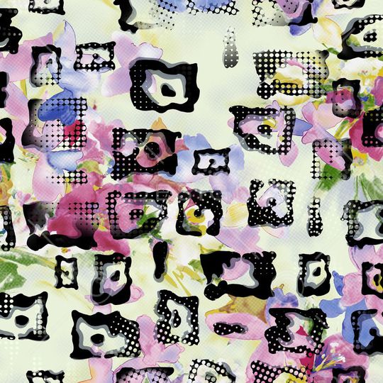 欧美创意、肌理、几何类印花华亿平台图片