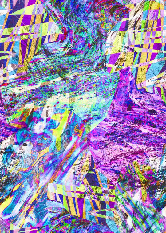 抽象印花华亿平台图片