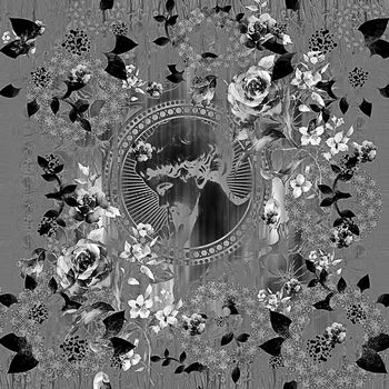 308536-清新优美方巾