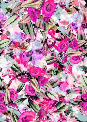 308588-多彩花卉花朵组合