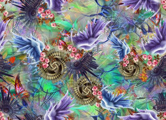 动物纹印花华亿平台图片