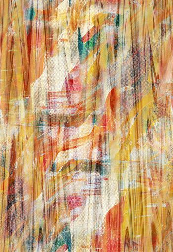 308844-WT322油画笔触抽象随意印花华亿平台