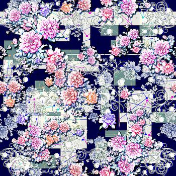 309465-方格小碎花