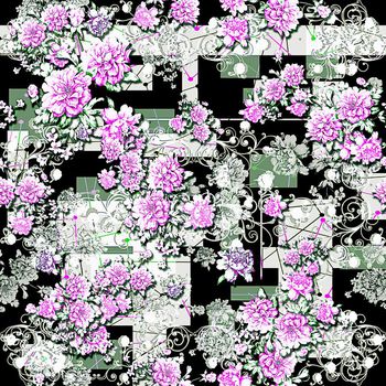 309467-方格小碎花